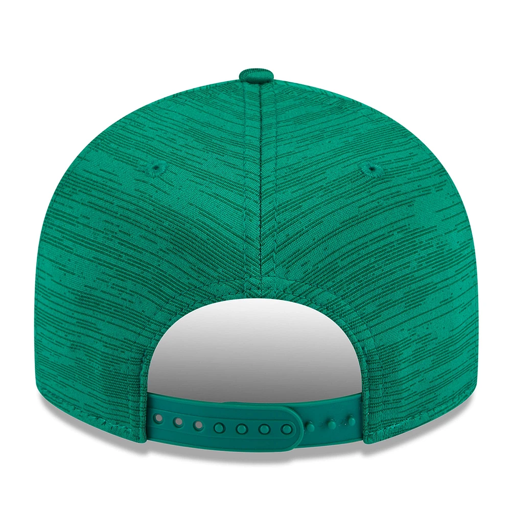 Men's New Era Green Athletics 2024 Clubhouse Low Profile 9FIFTY Snapback Hat