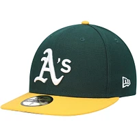 Men's New Era Green Athletics 9/11 Memorial Side Patch 59FIFTY Fitted Hat
