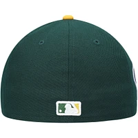 Men's New Era Green Athletics 9/11 Memorial Side Patch 59FIFTY Fitted Hat