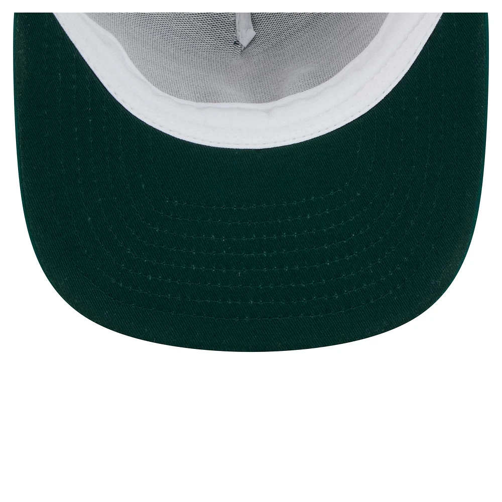 Men's New Era  Green Athletics 9FIFTY A-Frame Trucker Snapback Hat