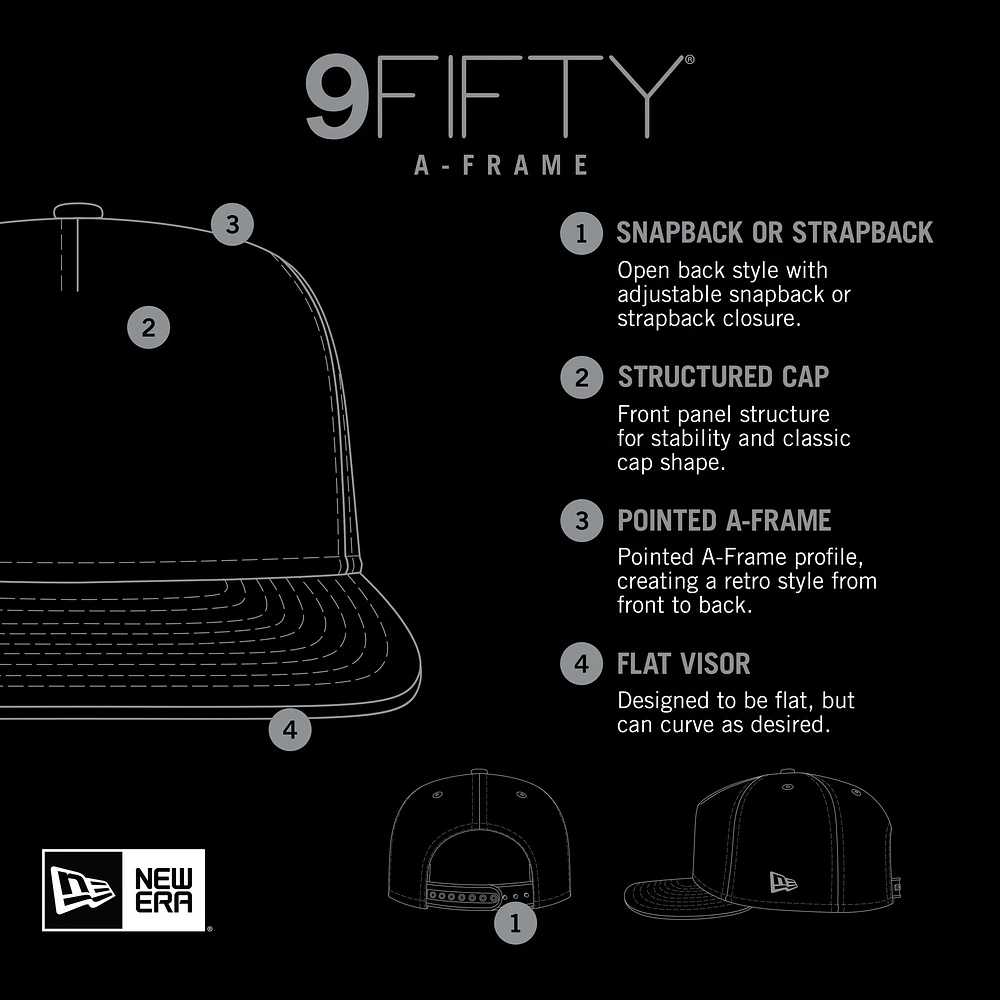 Men's New Era  Green Athletics 9FIFTY A-Frame Trucker Snapback Hat