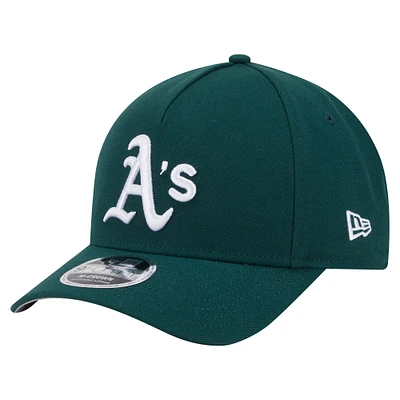 Casquette ajustable Athletics 9FORTY M-Crown verte New Era pour homme