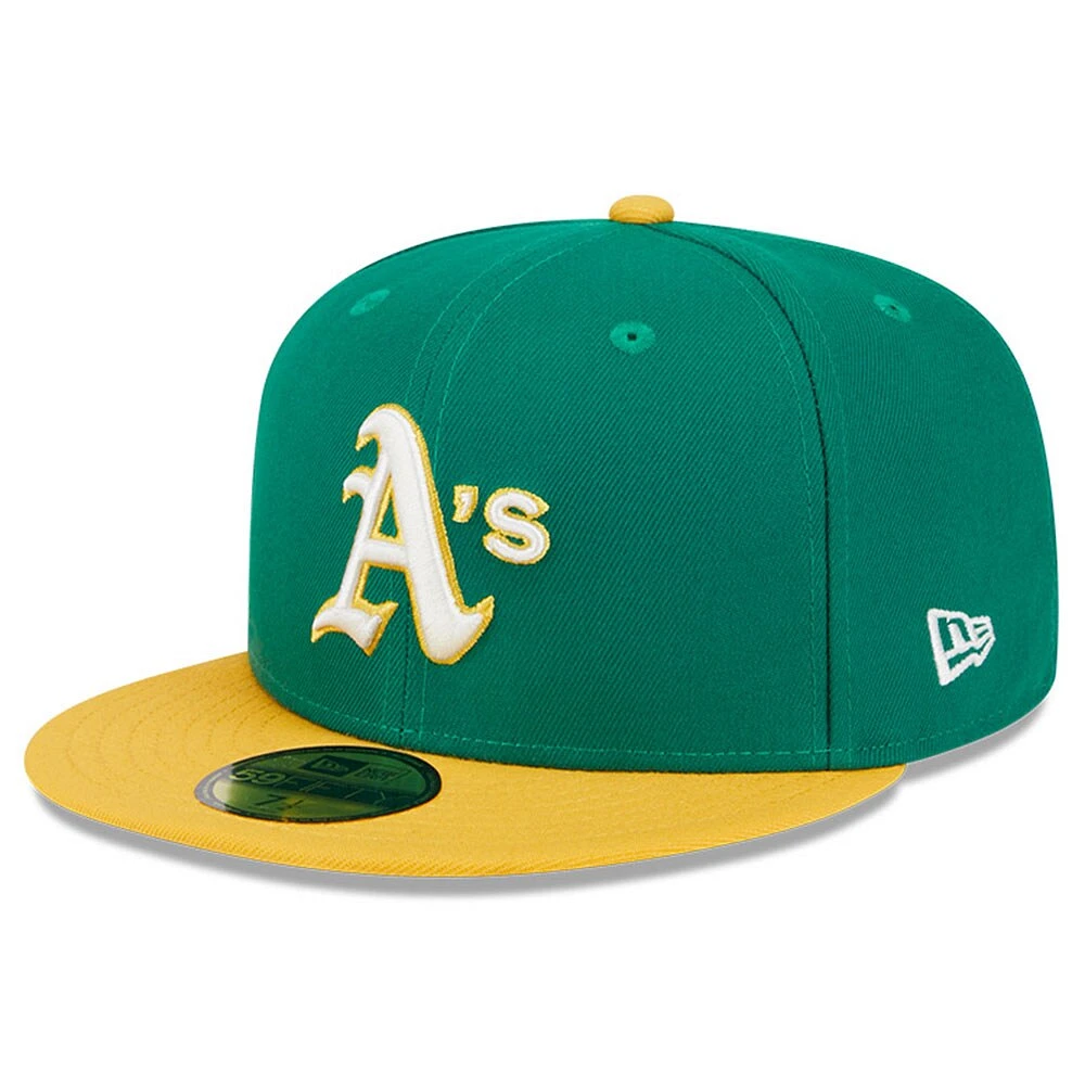 Men's New Era Green Athletics Big League Chew Team 59FIFTY Fitted Hat