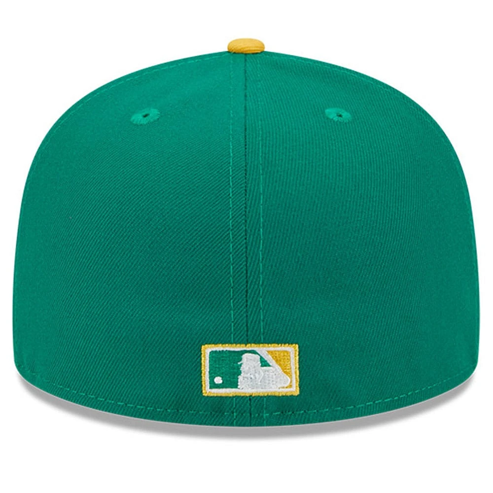 Men's New Era Green Athletics Big League Chew Team 59FIFTY Fitted Hat