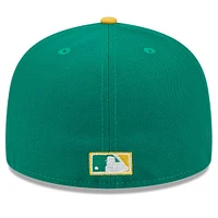 Men's New Era Green Athletics Big League Chew Team 59FIFTY Fitted Hat