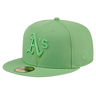 Men's New Era Green Athletics Color Pack 59FIFTY Fitted Hat