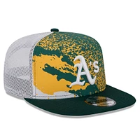 Men's New Era Green Athletics Court Sport 9FIFTY Snapback Hat