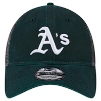 Casquette ajustable Slick Trucker 9TWENTY verte de New Era pour homme