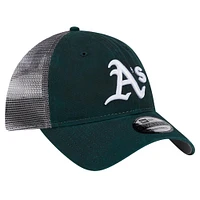 Casquette ajustable Slick Trucker 9TWENTY verte de New Era pour homme