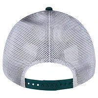 Casquette ajustable Slick Trucker 9TWENTY verte de New Era pour homme