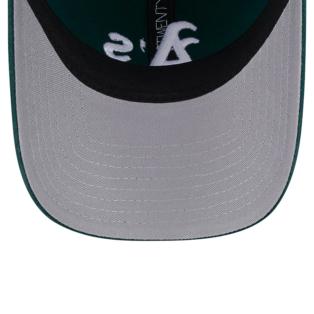 Casquette ajustable Slick Trucker 9TWENTY verte de New Era pour homme