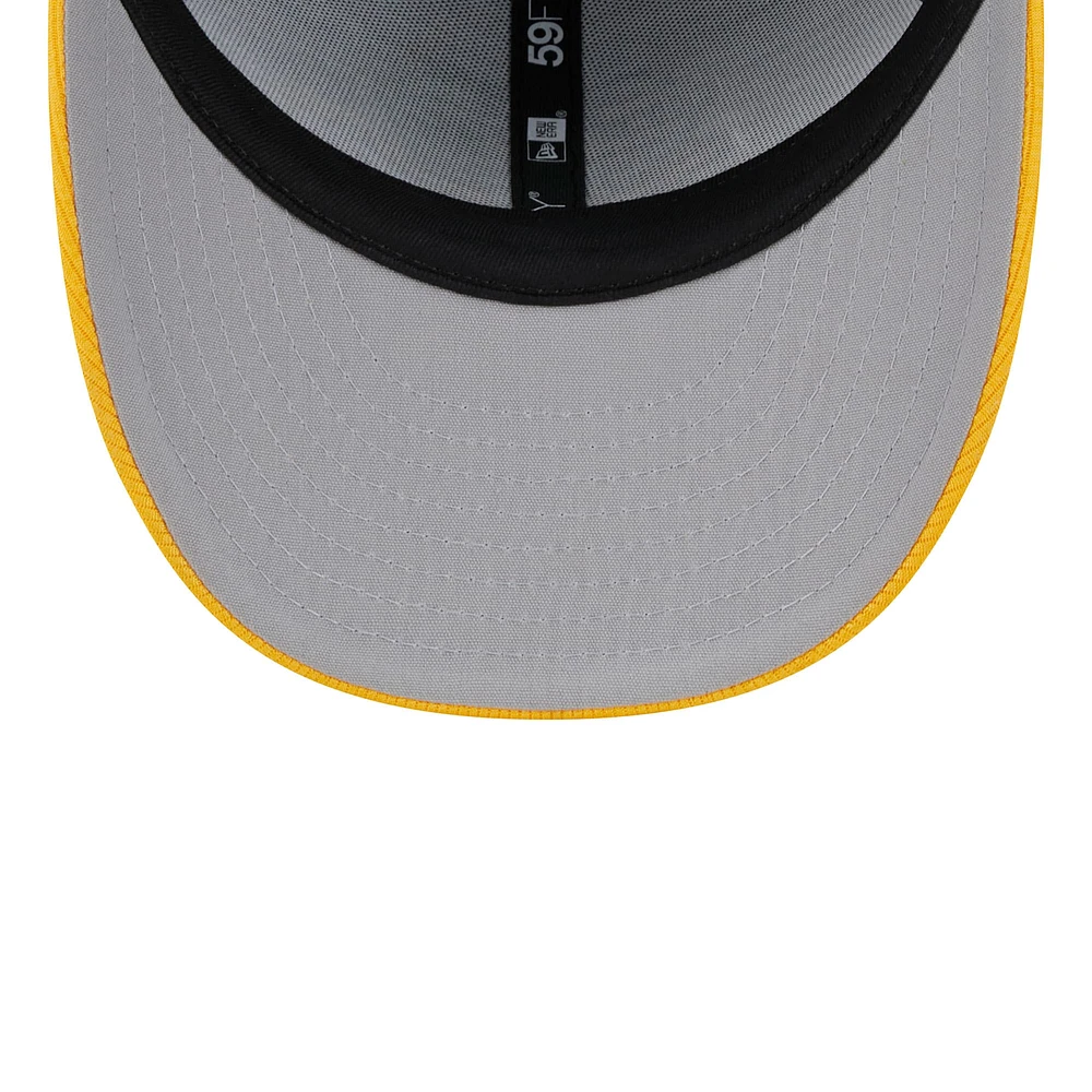 Men's New Era  Kelly Green Athletics 2025 Batting Practice Low Profile 59FIFTY Fitted Hat