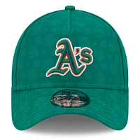 Men's New Era Kelly Green Athletics St. Patrick's Day A-Frame 9FORTY Adjustable Hat