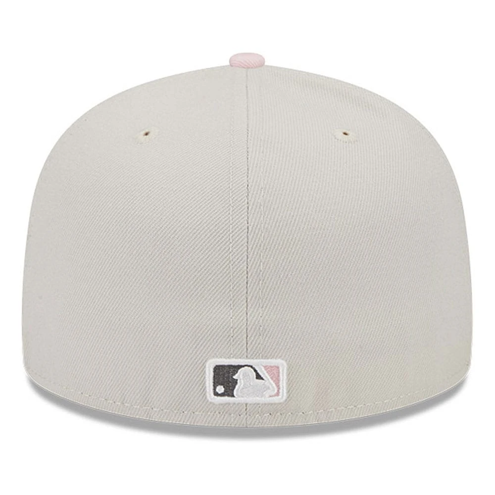 Men's New Era Khaki Athletics 2023 Mother's Day On-Field 59FIFTY Fitted Hat