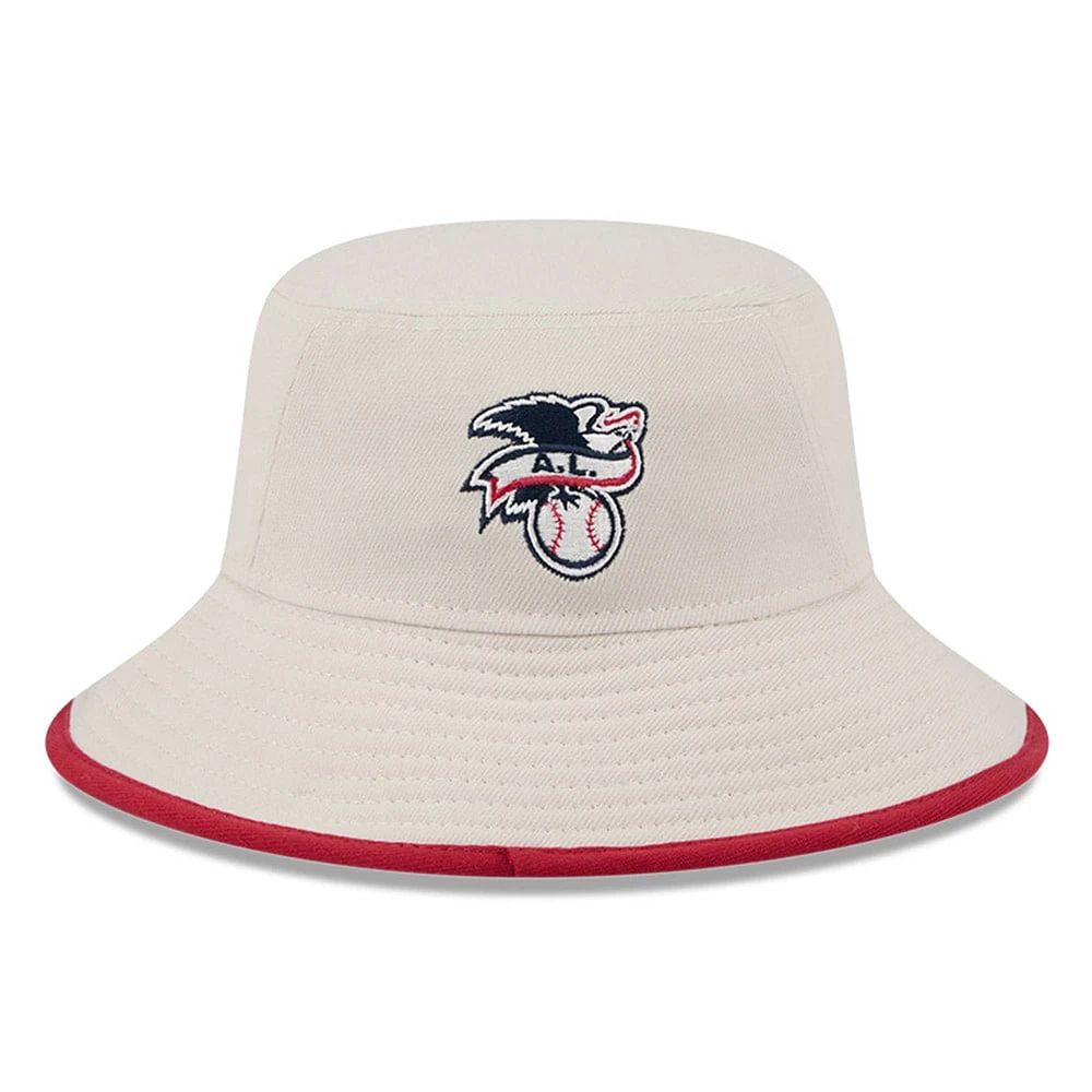 Men's New Era Khaki Athletics 2024 Fourth of July Bucket Hat