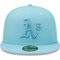 Casquette ajustée 59FIFTY Athletics bleu clair pour homme de New Era