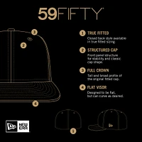 Casquette ajustée New Era Athletics Mango Forest 59FIFTY pour homme, couleur naturelle/bleu sarcelle