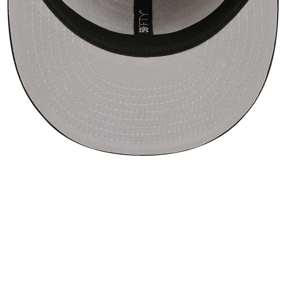 Men's New Era Orange/Black Athletics 59FIFTY Fitted Hat