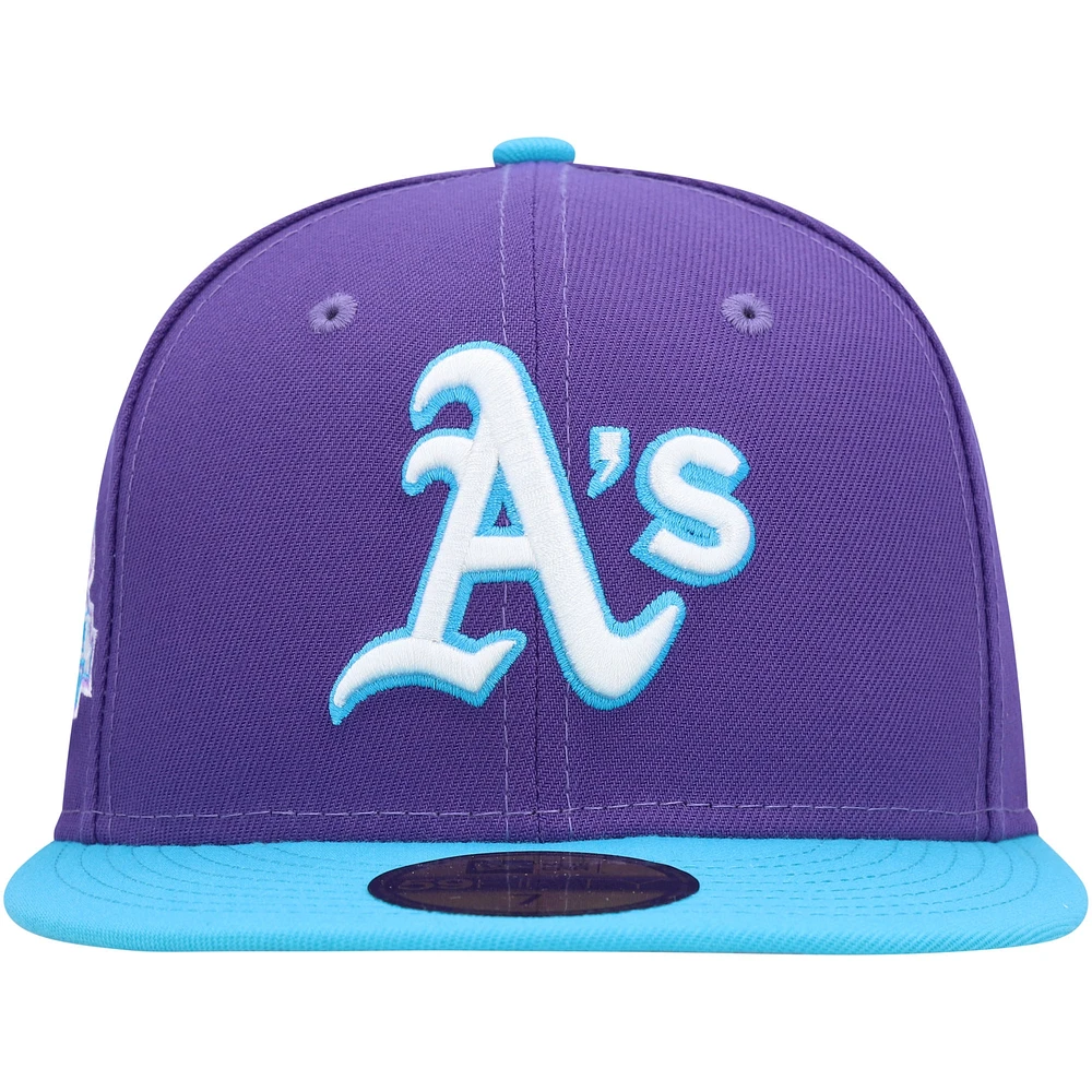 Men's New Era Purple Athletics Vice 59FIFTY Fitted Hat