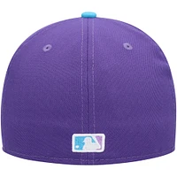 Men's New Era Purple Athletics Vice 59FIFTY Fitted Hat
