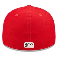 Men's New Era Red Athletics 2022 4th of July Low Profile 59FIFTY Fitted Hat