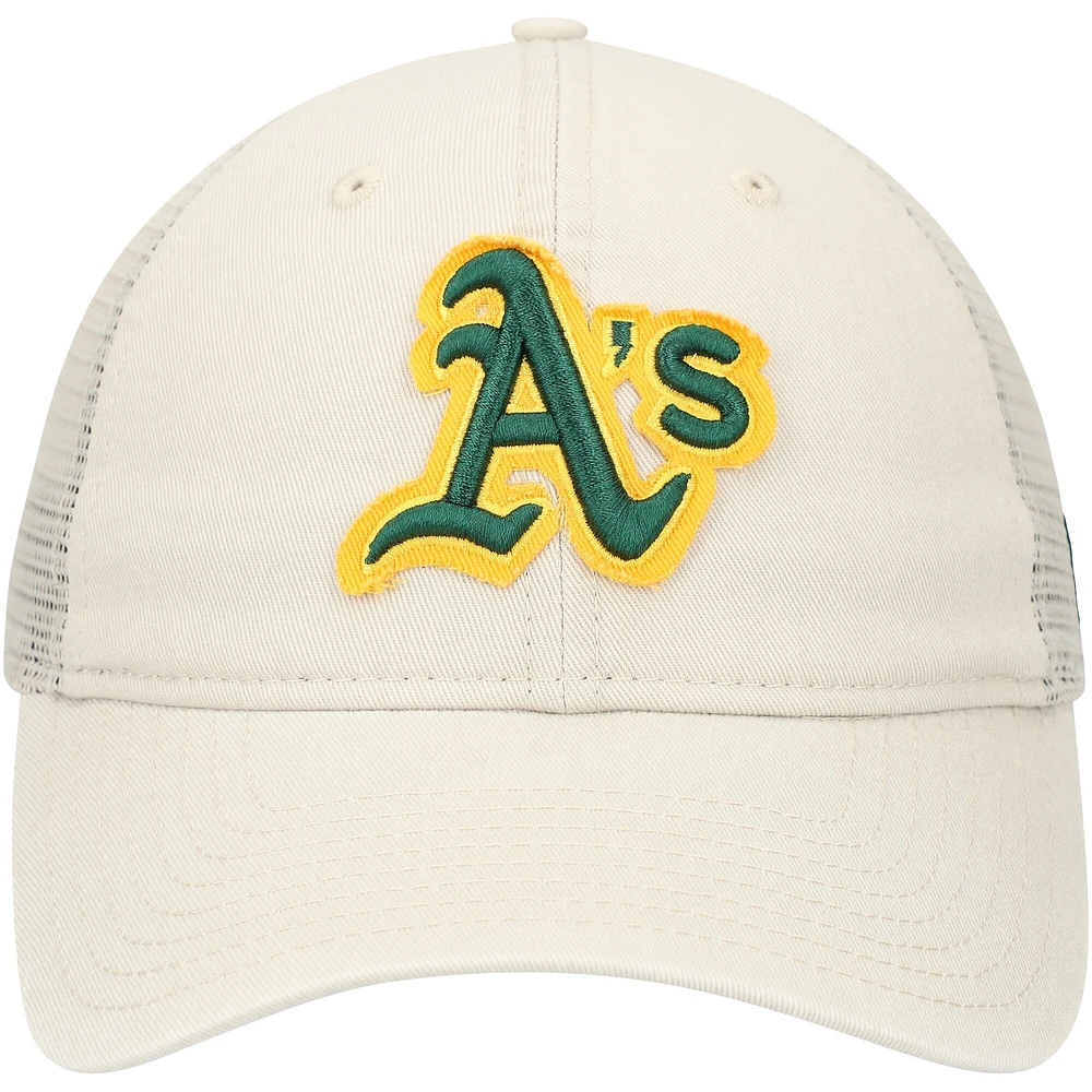 Men's New Era Stone Athletics Game Day 9TWENTY Adjustable Trucker Hat