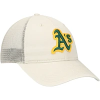 Men's New Era Stone Athletics Game Day 9TWENTY Adjustable Trucker Hat