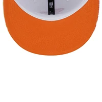 Men's New Era White/Orange Athletics Flamingo 59FIFTY Fitted Hat