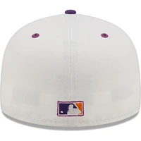 Men's New Era White/Purple Athletics 30th Season Grape Lolli 59FIFTY Fitted Hat
