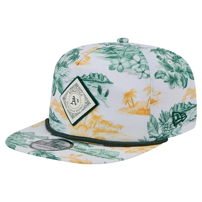 Casquette snapback Island Golfer blanche New Era Athletics pour homme