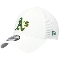 Men's New Era White Athletics REPREVE Neo 39THIRTY Flex Hat