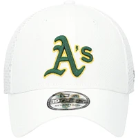 Men's New Era White Athletics REPREVE Neo 39THIRTY Flex Hat