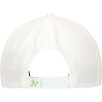 Men's New Era White Athletics Spring Spectrum Golfer Snapback Hat