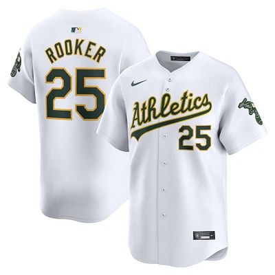 Maillot de joueur Nike Brent Rooker blanc Athletics Home Limited pour homme