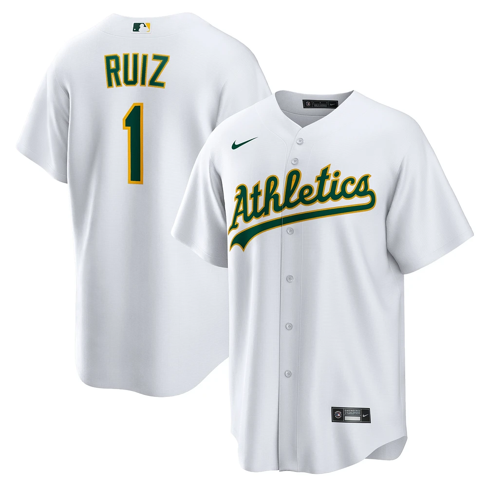 Maillot réplique d'athlétisme Nike Esteury Ruiz pour homme à domicile blanc