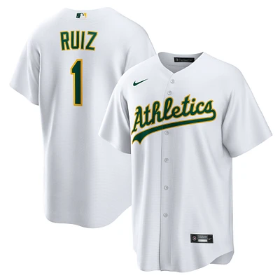 Maillot réplique d'athlétisme Nike Esteury Ruiz pour homme à domicile blanc