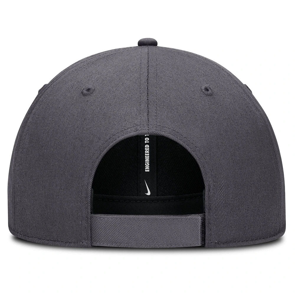 Men's Nike Gray Athletics Club Performance Adjustable Hat