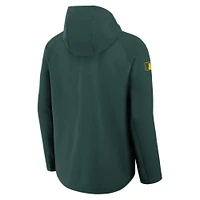 Men's Nike Green Athletics Authentic Collection Raglan Performance Full-Zip Jacket