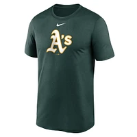 Men's Nike Green Athletics New Legend Logo T-Shirt