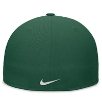 Men's Nike Green Athletics Performance Fitted Hat