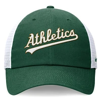 Men's Nike Green Athletics Wordmark Adjustable Trucker Hat
