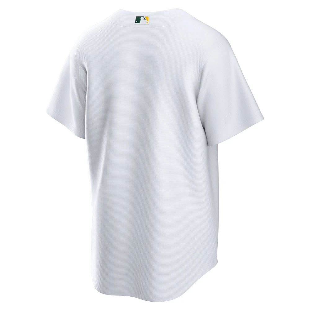 Men's Nike White Athletics Home Blank Replica Jersey