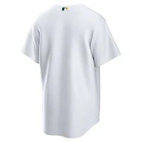 Men's Nike White Athletics Home Blank Replica Jersey