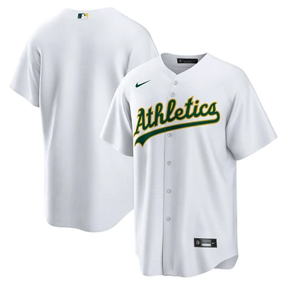 Maillot réplique vierge Nike Athletics Home pour homme blanc