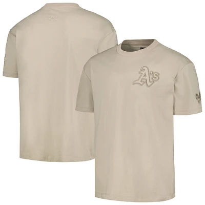 T-shirt d'athlétisme neutre à épaules tombantes Pro Standard pour homme, couleur crème