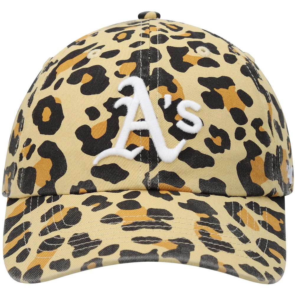 Women's '47 Athletics Tan Bagheera Cheetah Clean Up Adjustable Hat
