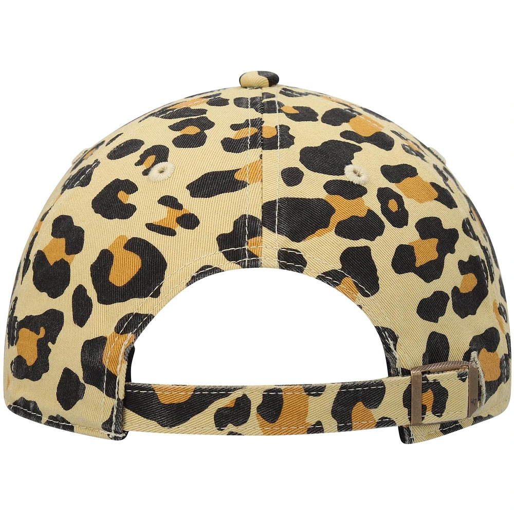 Women's '47 Athletics Tan Bagheera Cheetah Clean Up Adjustable Hat