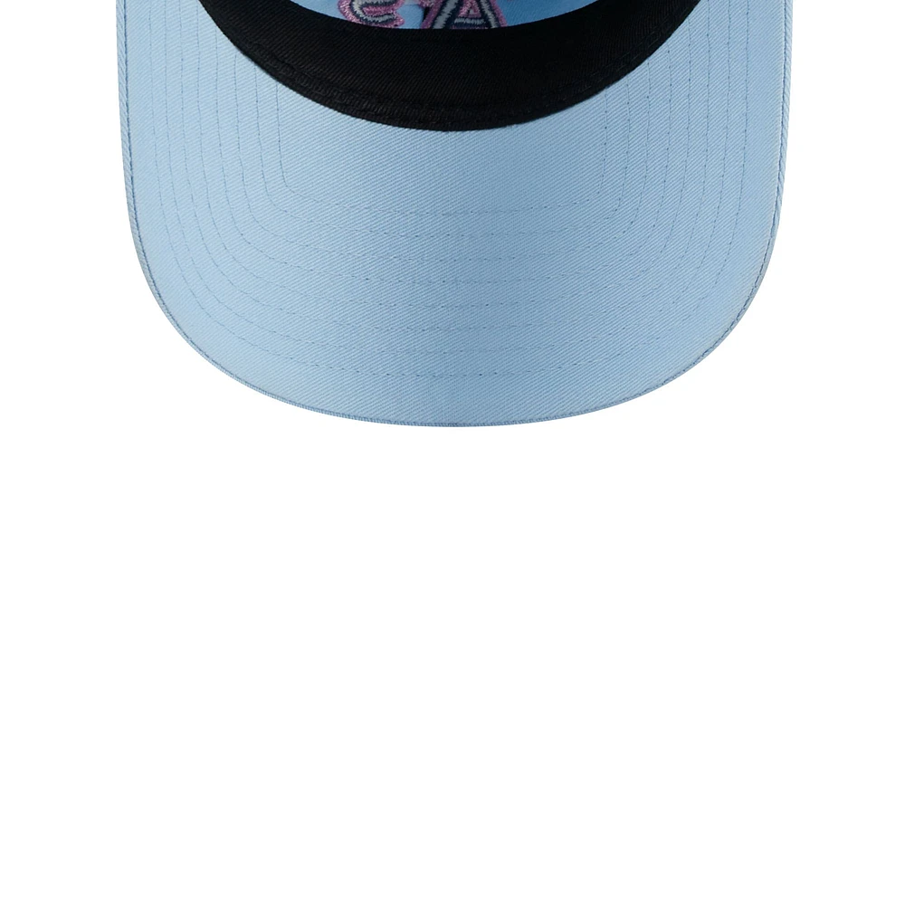 Women's New Era Athletics Multi Light Blue 9TWENTY Adjustable Hat