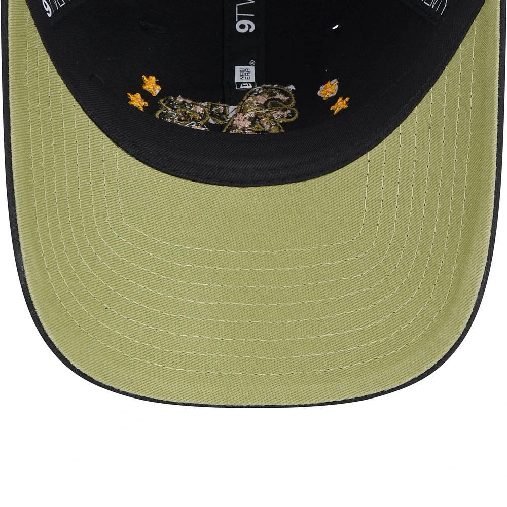Women's New Era Black Athletics 2024 Armed Forces Day 9TWENTY Adjustable Hat