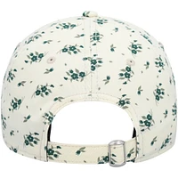 Women's New Era Cream Athletics Chrome Bloom 9TWENTY Adjustable Hat